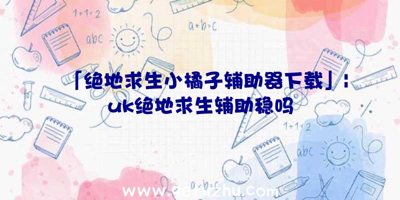 「绝地求生小橘子辅助器下载」|uk绝地求生辅助稳吗